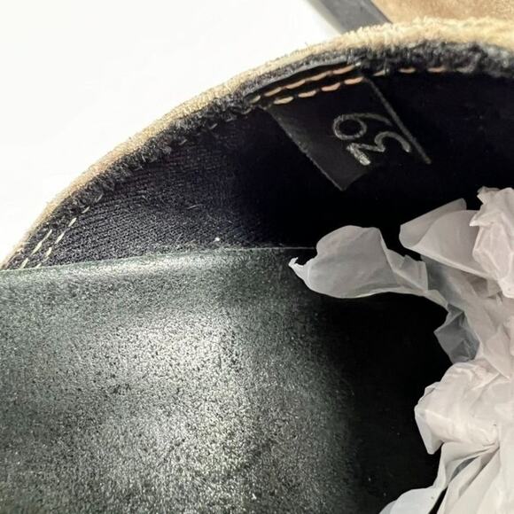 ROOTS Suede Sandals Women's US 9 EU 39 Brown Strap Slip-On - Picture 15 of 15